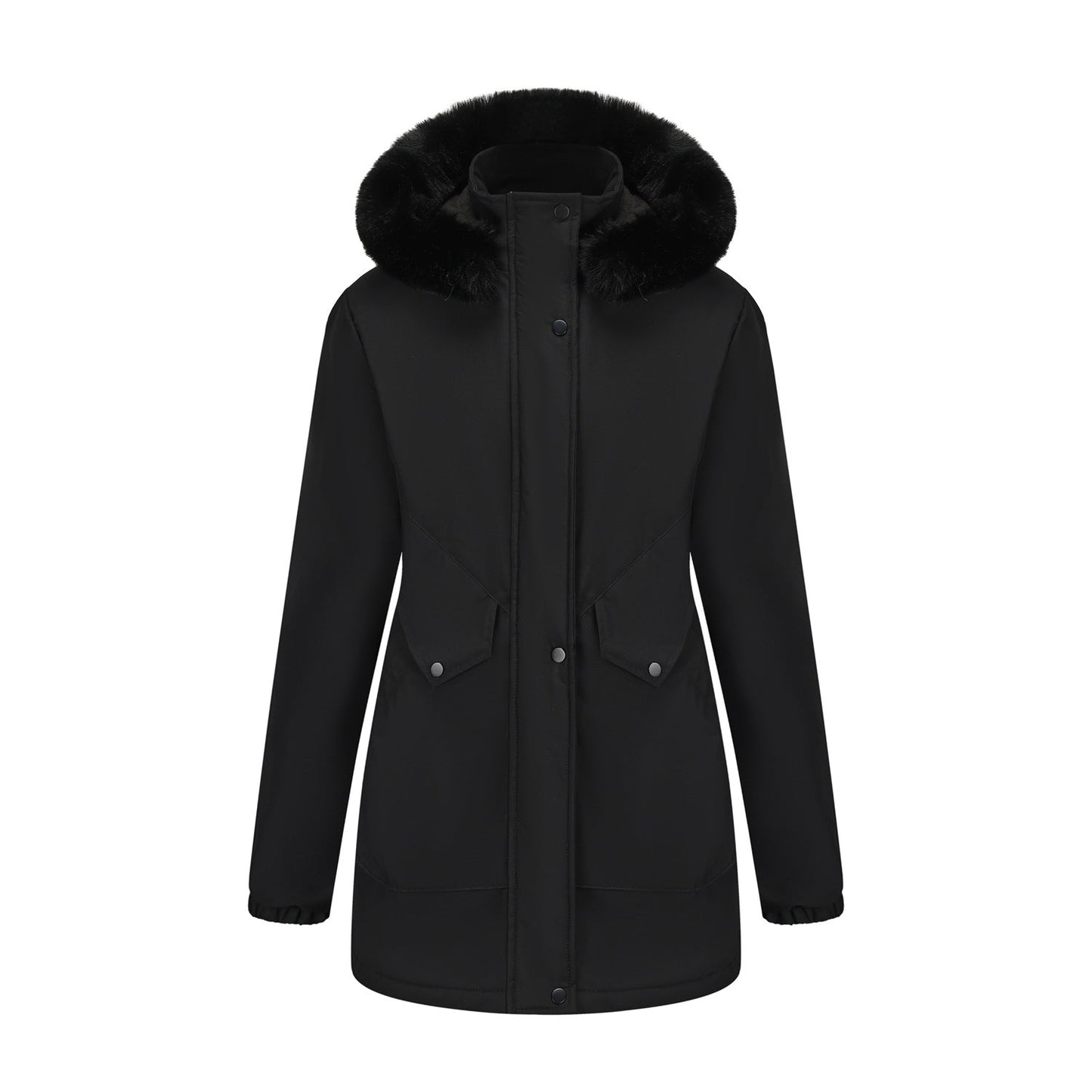 Parka femme imperméable col douillet