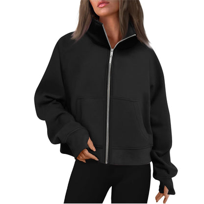 Veste de survêtement femme col montant confortable
