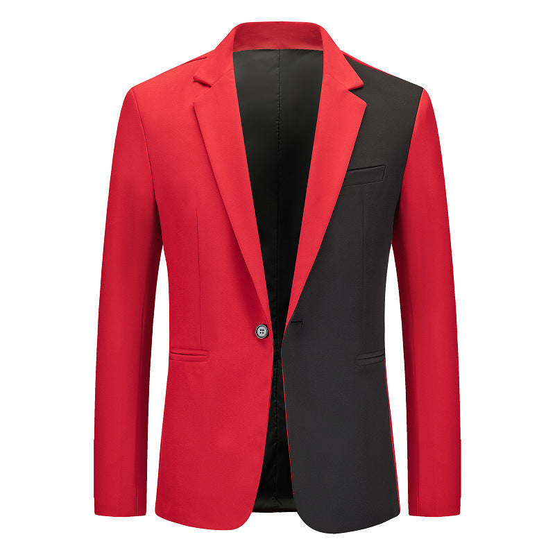 Blazer homme coupe moderne détails contrastants
