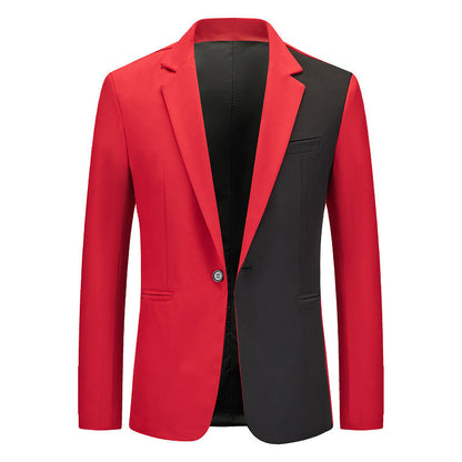 Blazer homme coupe moderne détails contrastants