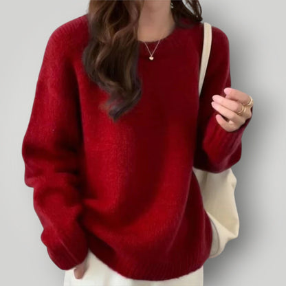 Pull surdimensionné doux et chaud pour femme