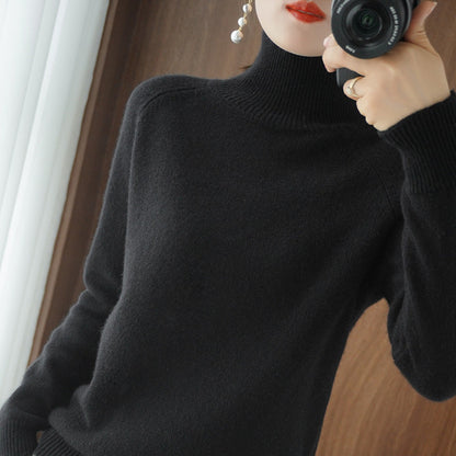 Pull col roulé femme tendance