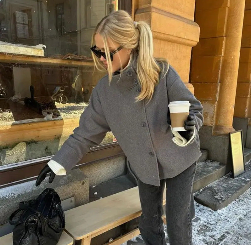 Veste femme Chic Courte Rapide Fermeture