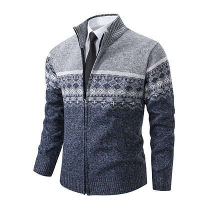 Cardigan homme moderne avec col montant