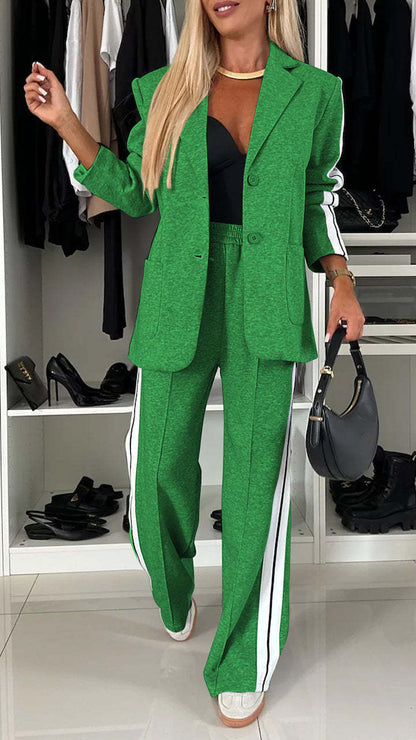 Costumes élégants | Blazers confortables avec revers et bretelles