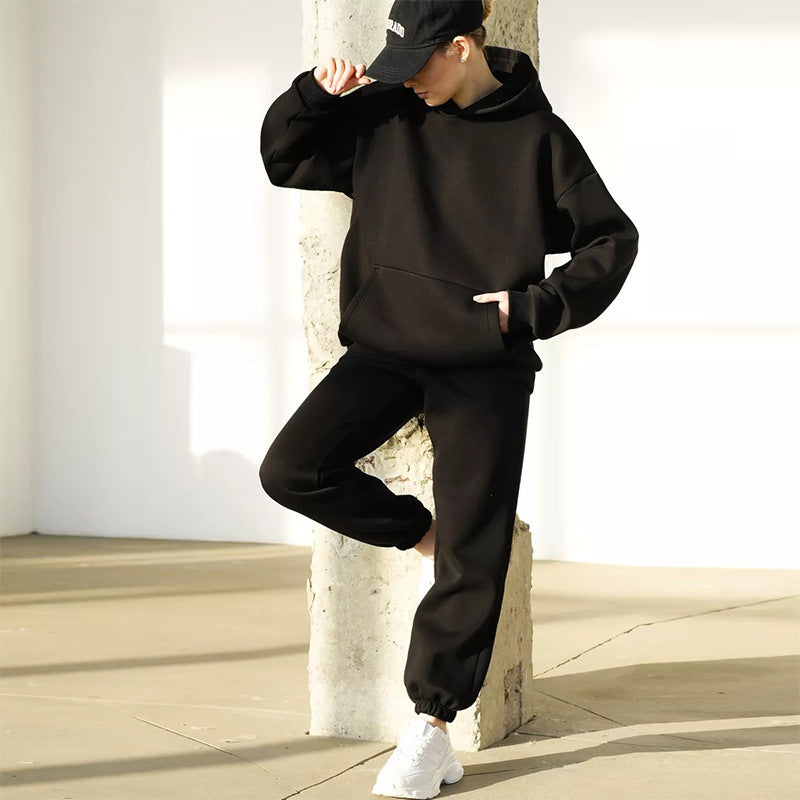 Survêtement de sport femme Confortable Capuche Poches