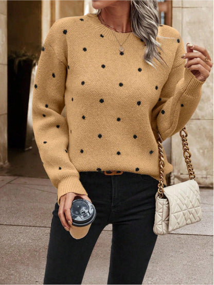 Pull tendance en tricot pour femme