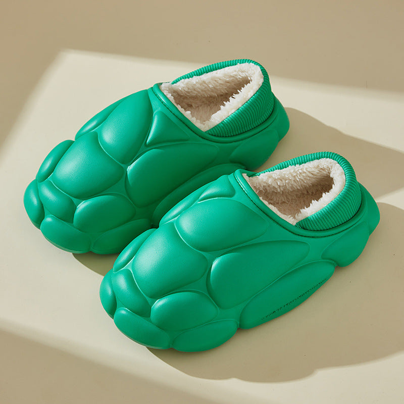 Chaussons antidérapants doux doublés pour femmes