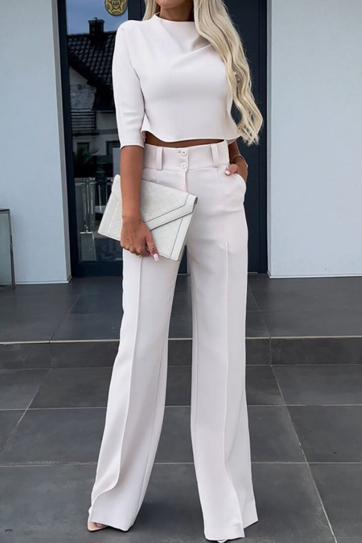 Tenues féminins élégants | Pulls et pantalons amples pour le travail et les loisirs