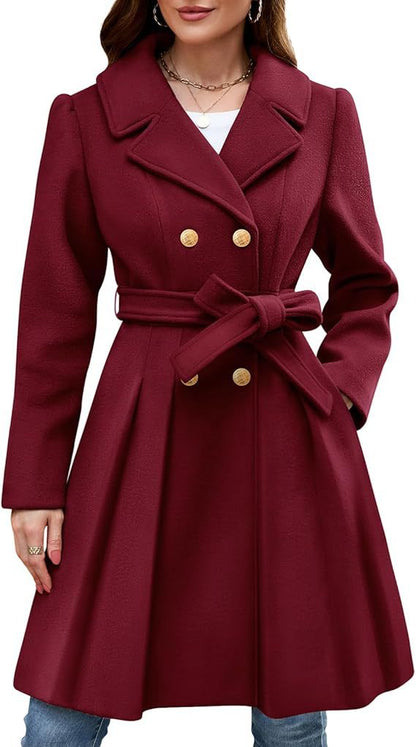 Manteau femme classique élégant veste cache-cœur