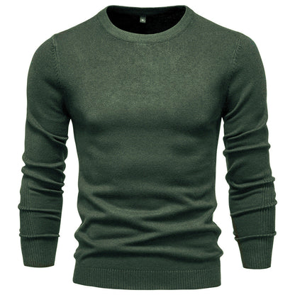 Pull homme col rond coton design élégant