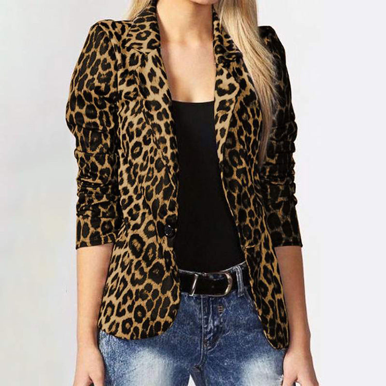 Blazer femme imprimé animal Vêtements tendance