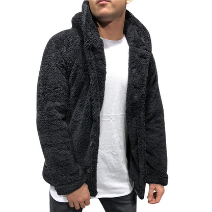 Veste polaire peluche Capuche Doux