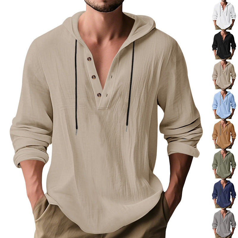 Herren Hoodie Lässig Moderner Schnitt - IdealeKleiden