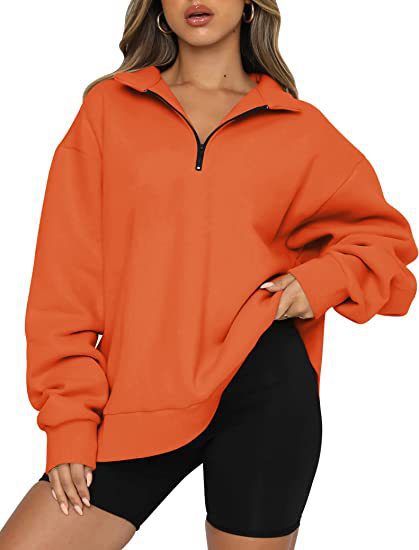 Pull pour femme ample décontracté à manches courtes moderne