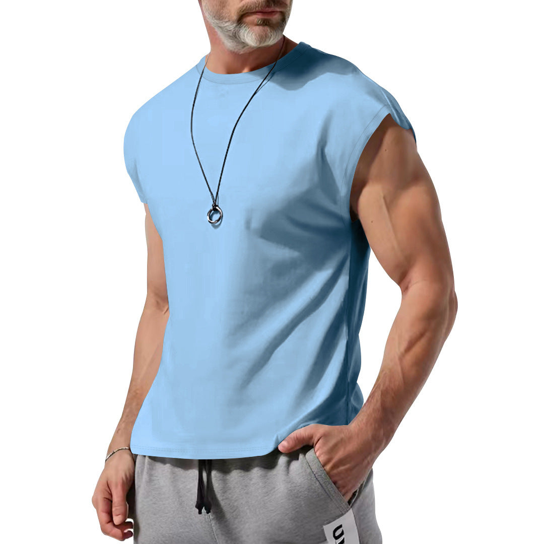 T-shirt de sport pour homme Respirant Confort Coton