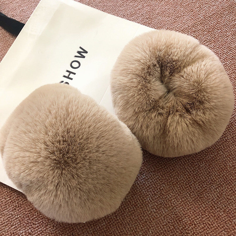 Cache-oreilles pour femmes Doux Peluche Chaud