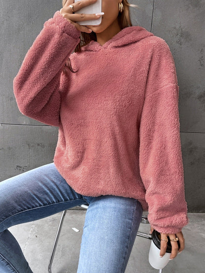 Sweat à capuche polaire doux
