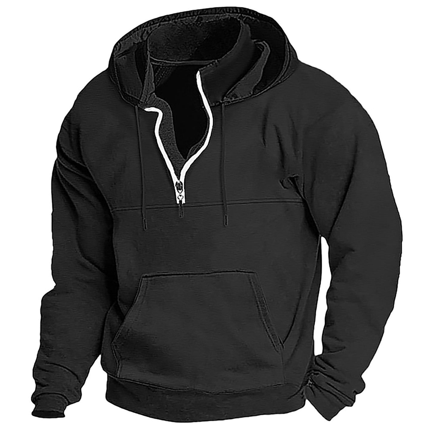 Sweat-shirt à capuche homme Confortable Fermeture éclair