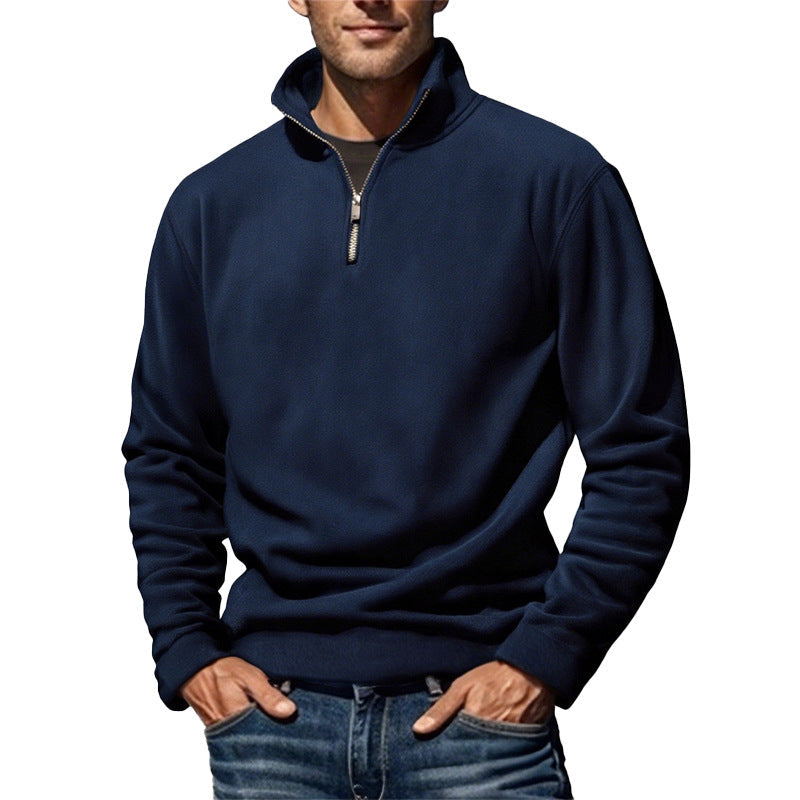 Polaire homme chaude col montant moderne