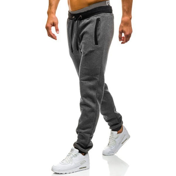 Pantalon de jogging homme sportif confortable avec poches latérales