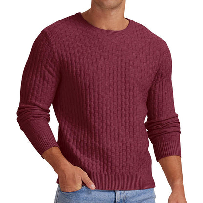 Sweatshirt homme manches longues col rond design moderne