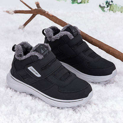Bottes d'hiver pour femme isolées chaudes à scratch