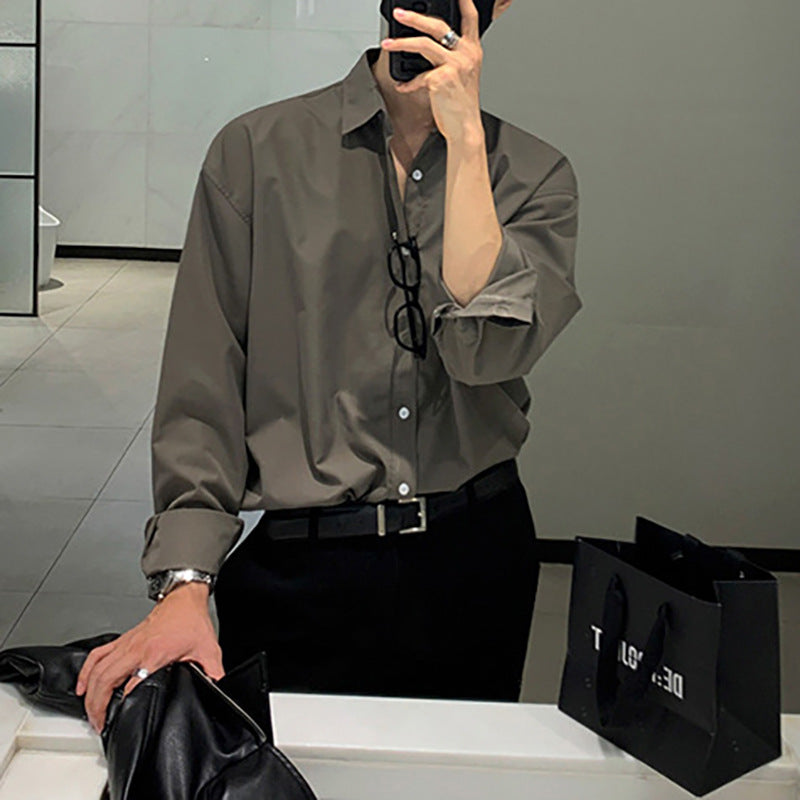 Chemise homme oversize coton confortable
