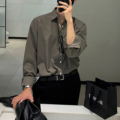 Chemise homme oversize coton confortable