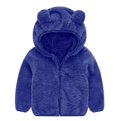 Veste polaire femme Oreilles d'ours Bonnet chaud Doux et confortable