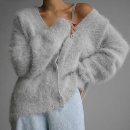 Cardigan femme doux oversized douillet
