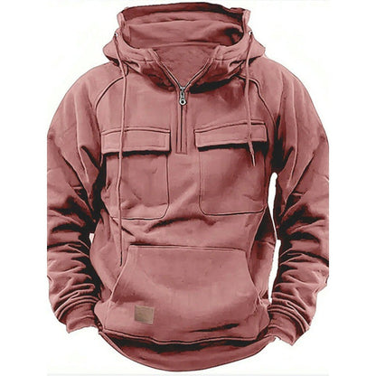 Sweat-shirt à capuche Grande taille Confort Coton