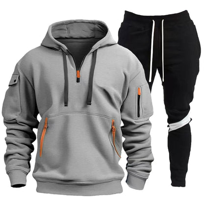 Ensemble de survêtement homme sweat à capuche et pantalon de jogging