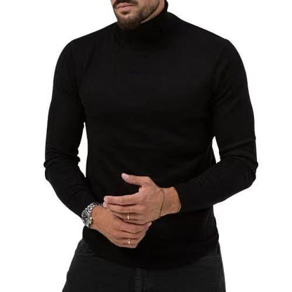 Pull à col roulé coupe ajustée Doux et respirant