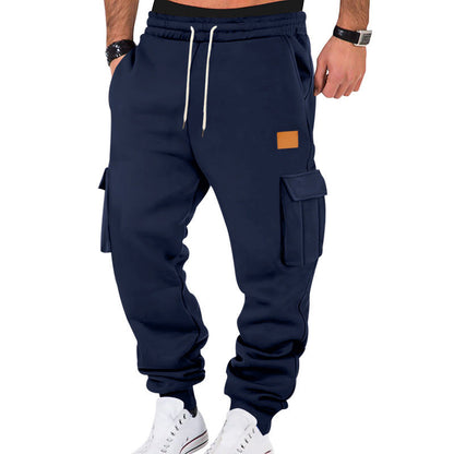 Pantalon cargo homme Confortable Élastique Avec poches latérales