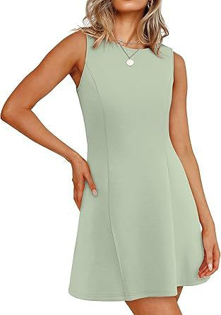 Robe d'été femme trapèze élégante courte