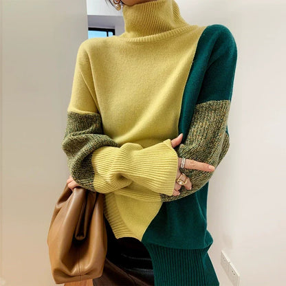 Écharpe femme Pull tricoté coupe ample