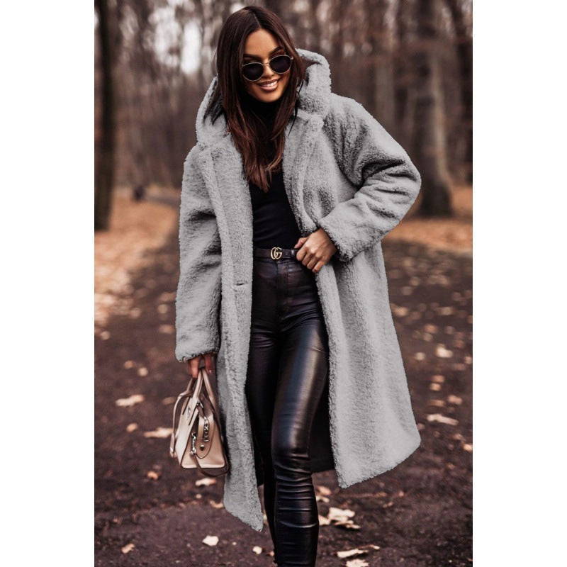 Manteau oversize femme doux et confortable