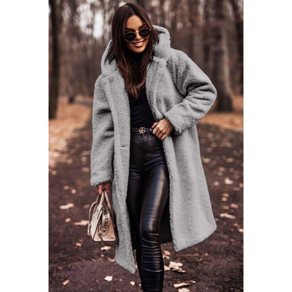Manteau oversize femme doux et confortable
