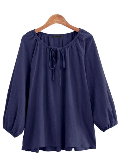 Chemisier femme Design élégant Col rond