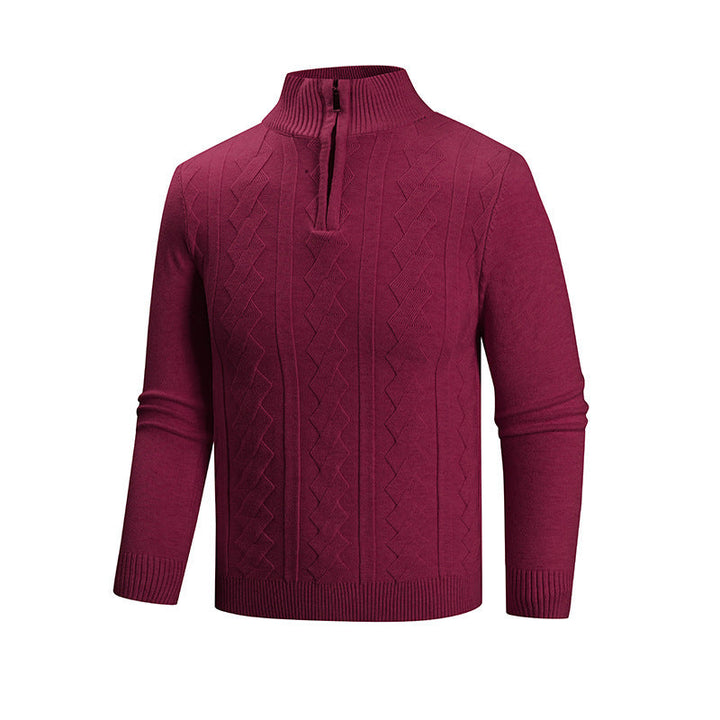 Pull Homme Col Montant Design Élégant