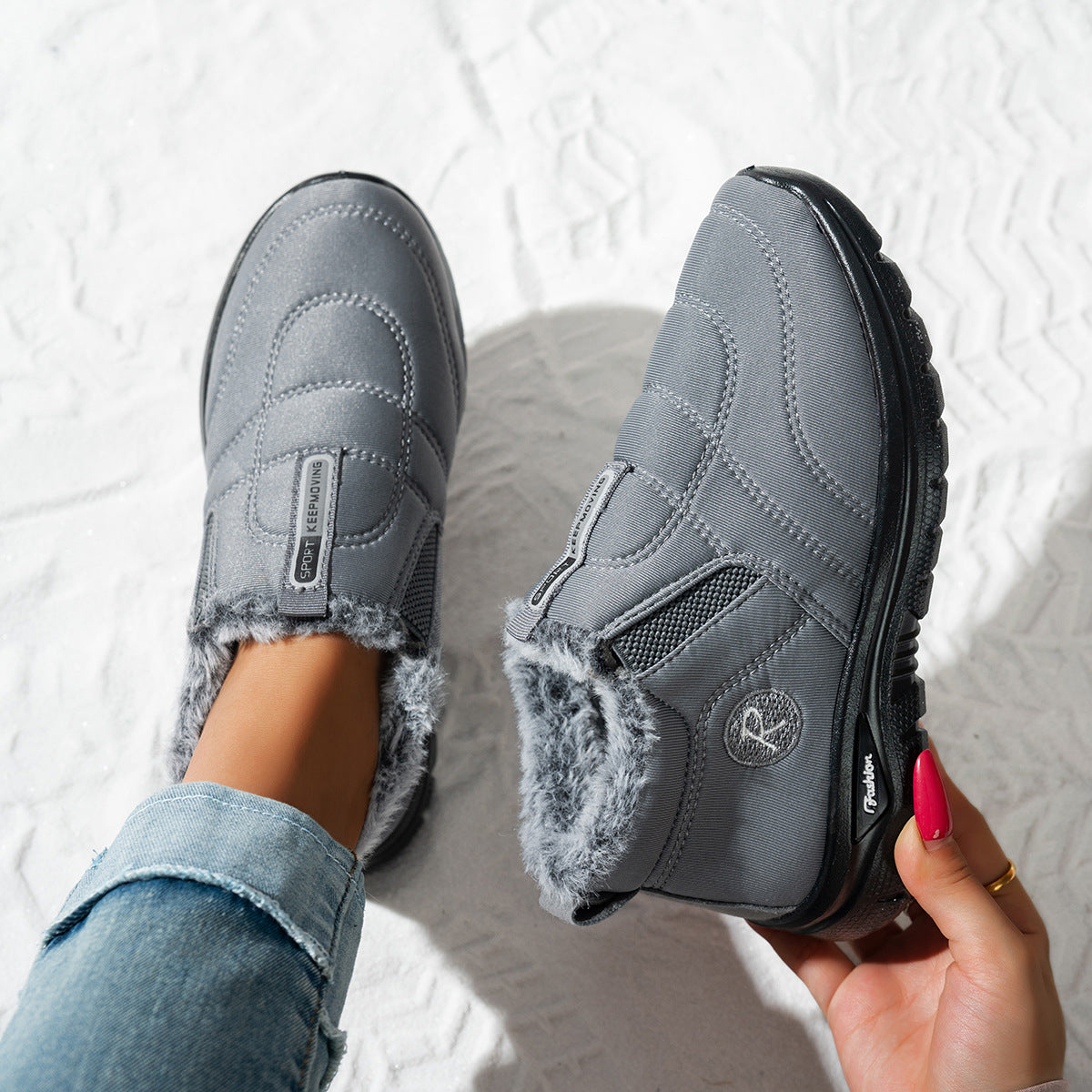 Bottes d'hiver pour femmes Sportives et chaudes