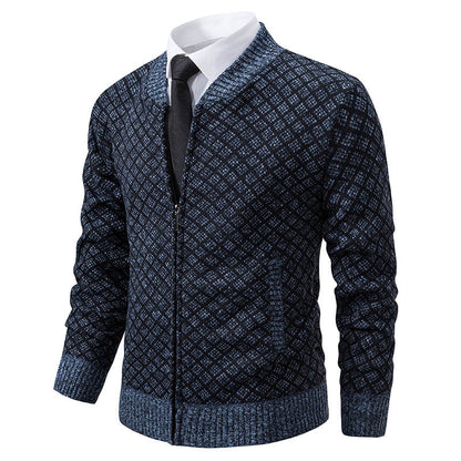 Gilet Homme Moderne Fermeture Éclair Structuré Élégant