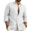 Chemise en lin homme confortable et élégante pour l'été
