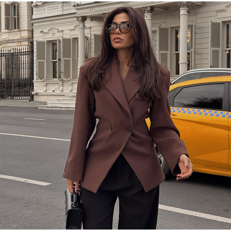 Damen Blazer Elegant Figurformend - IdealeKleiden