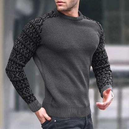 Pull en maille homme Motif graphique Style tendance