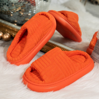 Chaussons douillets pour femmes antidérapants