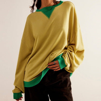 Sweat-shirt Femme Oversize Doux Moderne