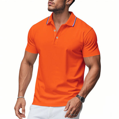 Polo pour homme Col moderne Régulation de l'humidité
