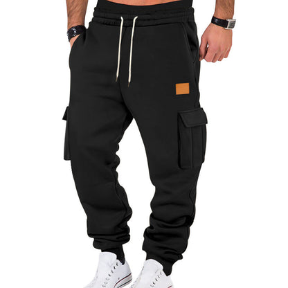Pantalon cargo homme Confortable Élastique Avec poches latérales